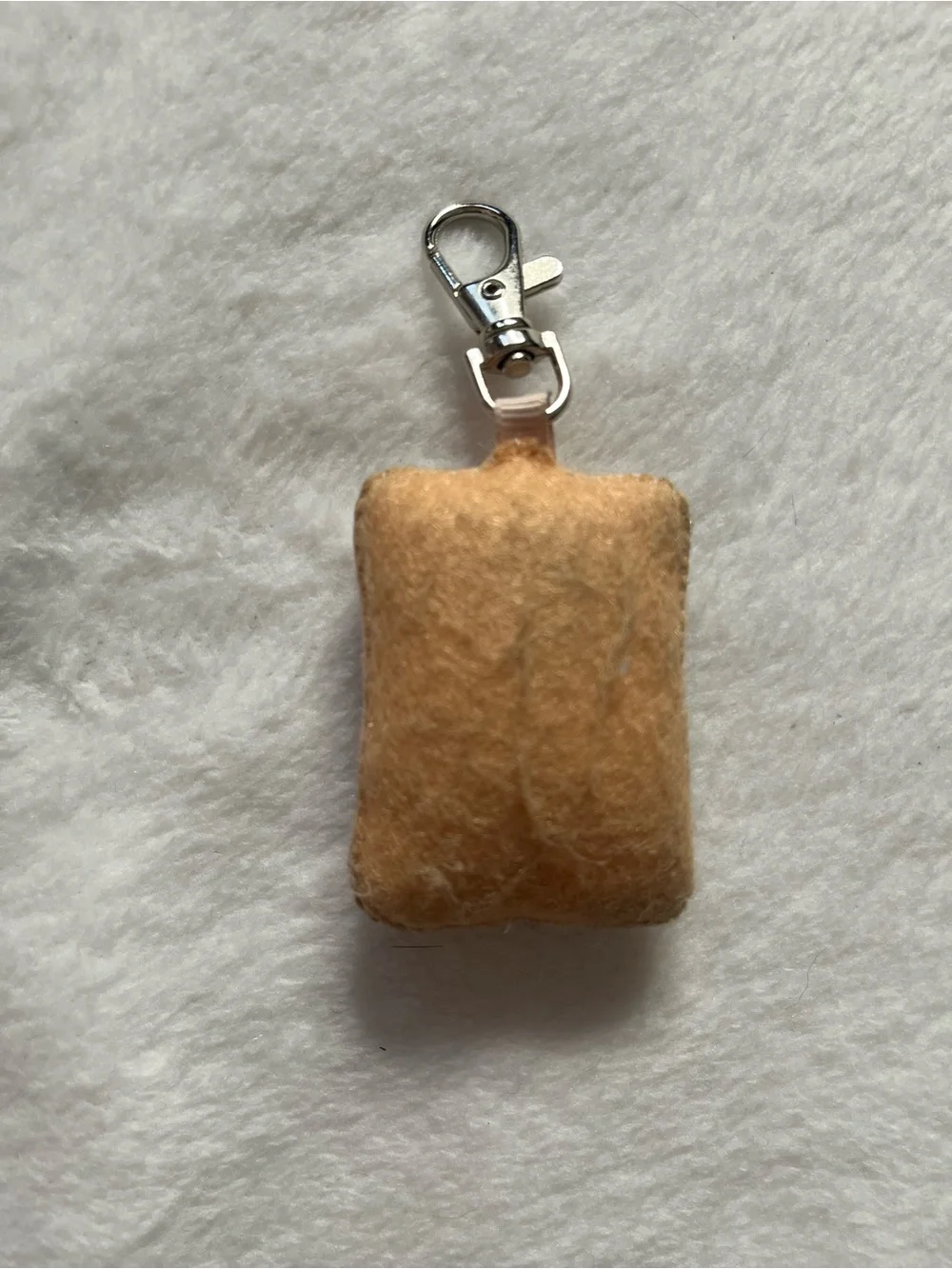 Pop tart  Cute Lavender Sprinkle Toast Keychain Charm